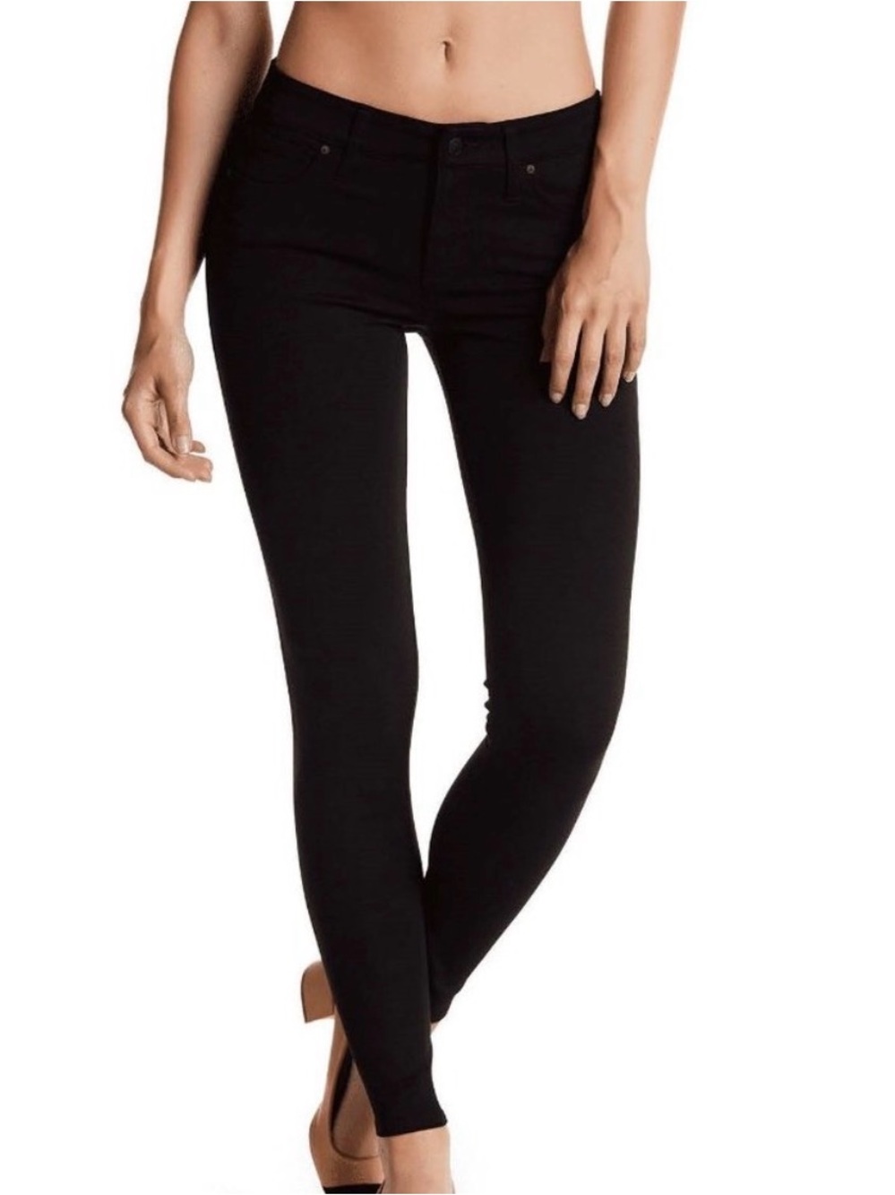 27🖤 Joe’s Jeans Ponte Knit Black Skinny Ankle Leggings Tailored Dress Pants